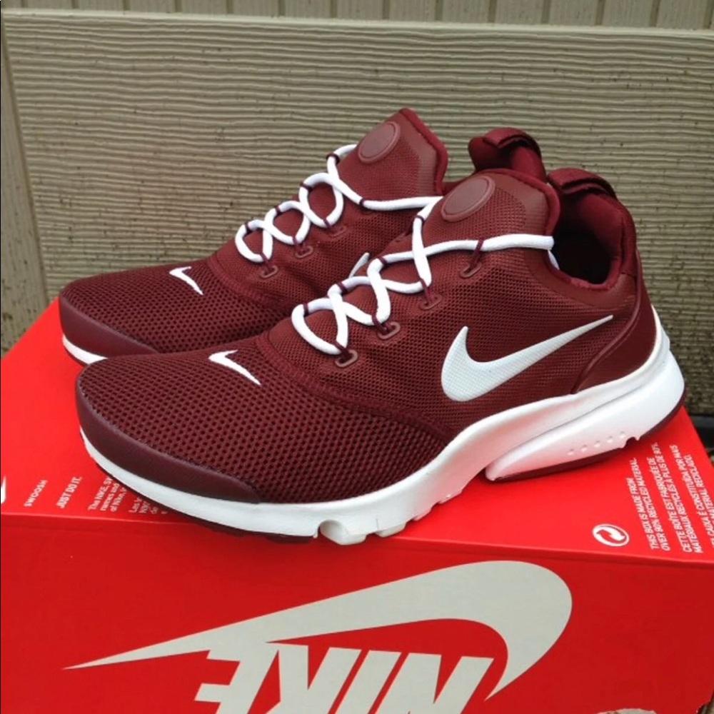 Maroon Nike Presto Fly (NEW)
